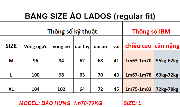 Áo sơ mi trơn cổ trụ tay dài LADOS - 781 chất lụa hàn cao cấp, không nhăn Áo sơ mi trơn cổ trụ tay dài LADOS - 781 chất lụa hàn cao cấp, không nhăn
