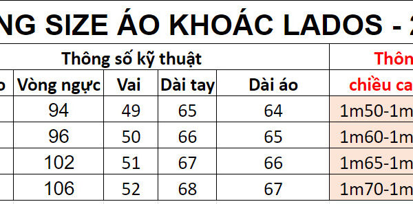 Áo khoác nỉ chống nắng Lados - 201