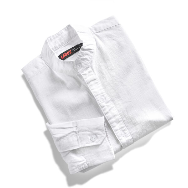 Áo sơ mi nam wash cổ trụ LADOS - 8057 Áo sơ mi nam wash cổ trụ LADOS - 8057
