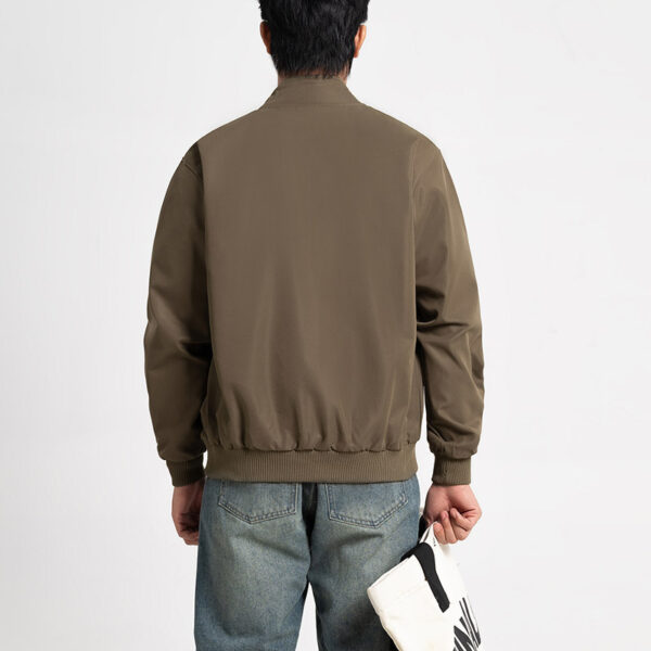 ao bomber kaki nam cao cap ld2054