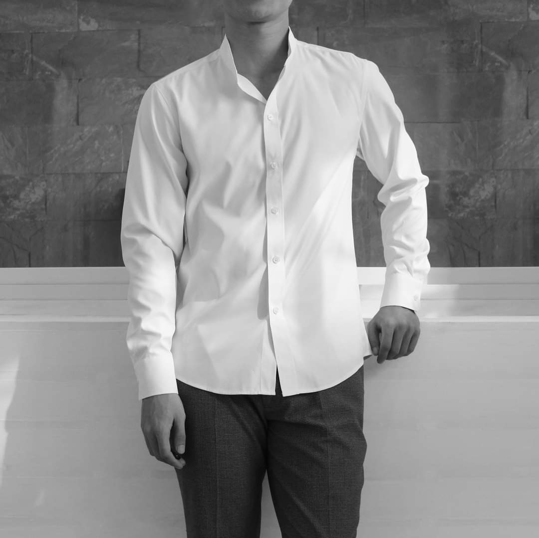 Áo sơ mi trơn cổ trụ tay dài LADOS - 781 chất lụa hàn cao cấp, không nhăn Áo sơ mi trơn cổ trụ tay dài LADOS - 781 chất lụa hàn cao cấp, không nhăn