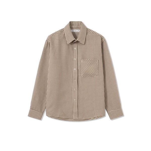 Áo Sơ Mi Nam Dài Tay Caro Trendy Look LADOS - LD8182