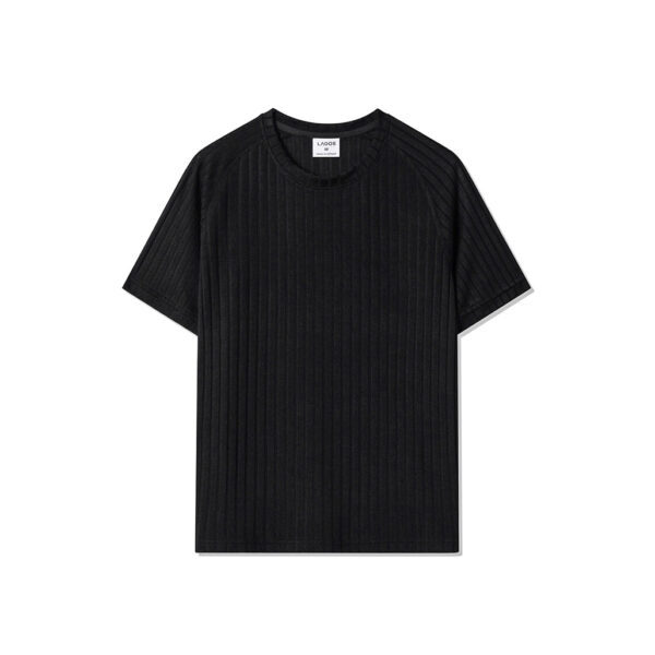 Áo Thun Nam Cổ Tròn Tay Ngắn Basic Raglan LADOS - LD9219 3 den ld9219