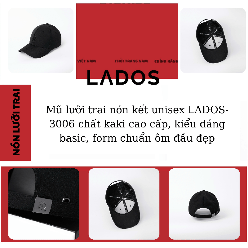 mu luoi trai non ket unisex lados ld3006