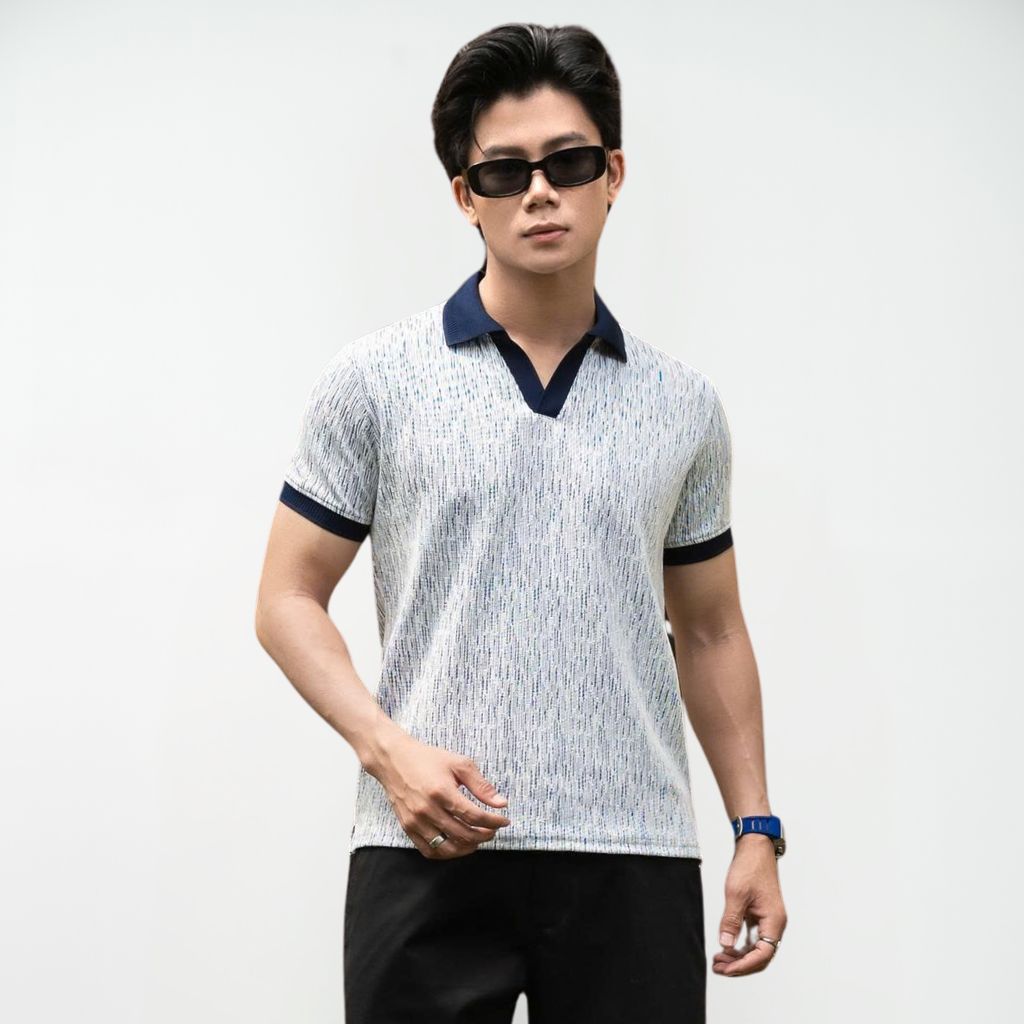 Áo Polo Nam Cổ V Classic Woven LADOS - LD9236 Áo Polo Nam Cổ V Classic Woven LADOS - LD9236