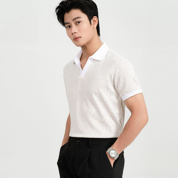 Áo Polo Nam Cổ V Classic Woven LADOS - LD9236 ao polo nam tay ngan lados ld9236