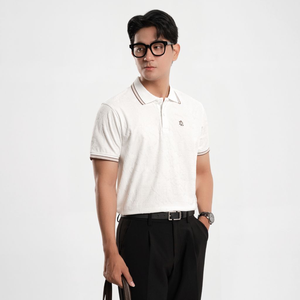 Áo Polo Nam Họa Tiết Dệt Royal Jacquard LADOS - LD9268 Áo Polo Nam Họa Tiết Dệt Royal Jacquard LADOS - LD9268