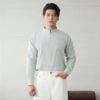 Áo Sơ Mi Cổ Trụ Linen Basic LADOS - LD8205