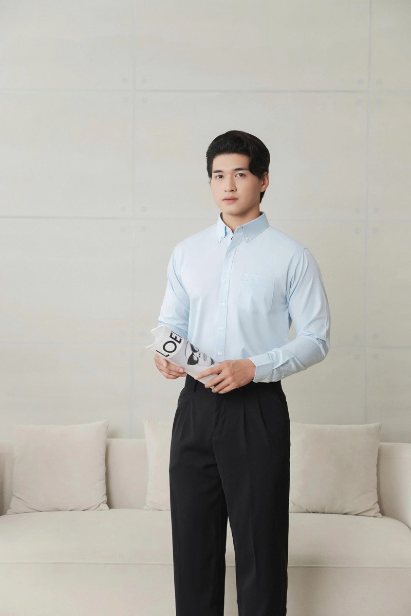 Áo Sơ Mi Bamboo Poise LADOS - LD8207 ao so mi nam chinh hang lados ld8207