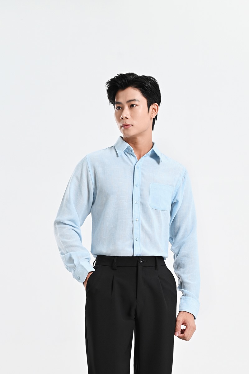 Áo Sơ Mi Nam Dài Tay SoftLite LADOS - LD8197 Áo Sơ Mi Nam Dài Tay SoftLite LADOS - LD8197 - Ảnh 5